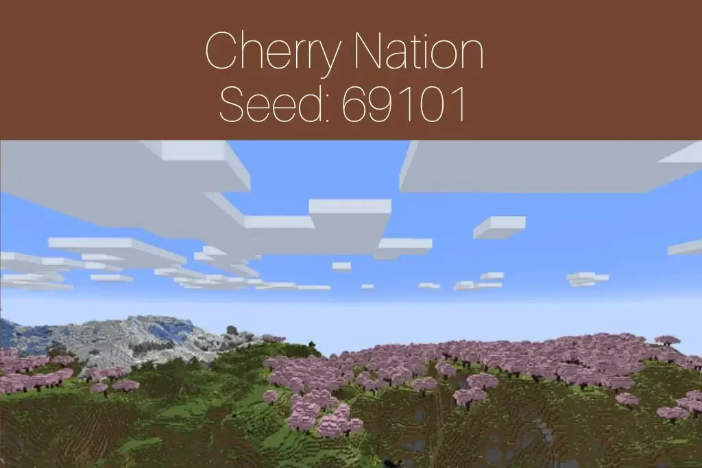 Minecraft Cherry Groove Seeds